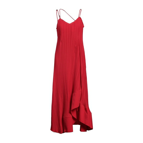 【貨物輸送無料】 ランバン レディース 衣裳 トップス Midi dresses Red