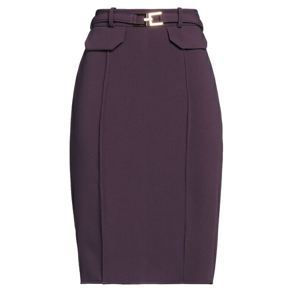 【送料無料】 エリザベスフランキ レディース スカート ボトムス Midi skirts Purple