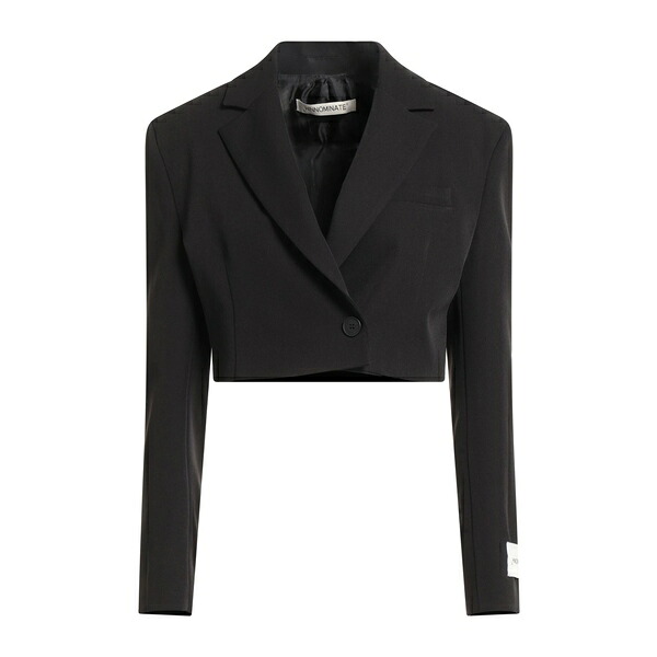 【送料無料】 ヒノミネイト レディース ジャケット＆ブルゾン アウター Blazers Black