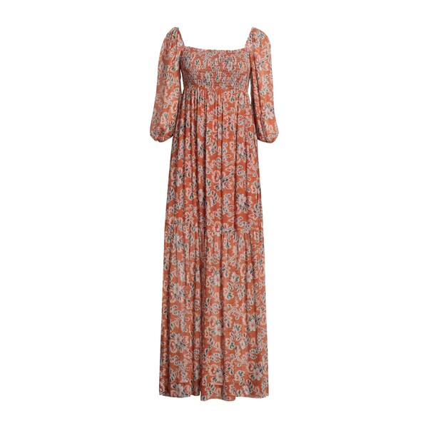 【送料無料】 アニエバイ レディース ワンピース トップス Maxi dresses Brown