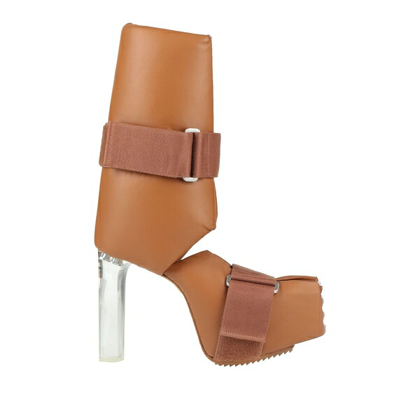 【貨物輸送無料】 リックオウエンス レディース ブーツ シューズ Boots Brown