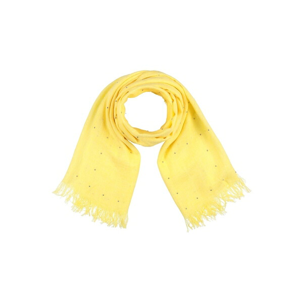 【送料無料】 ファビアナ フィリッピ レディース マフラー・ストール・スカーフ アクセサリー Scarves Yellow