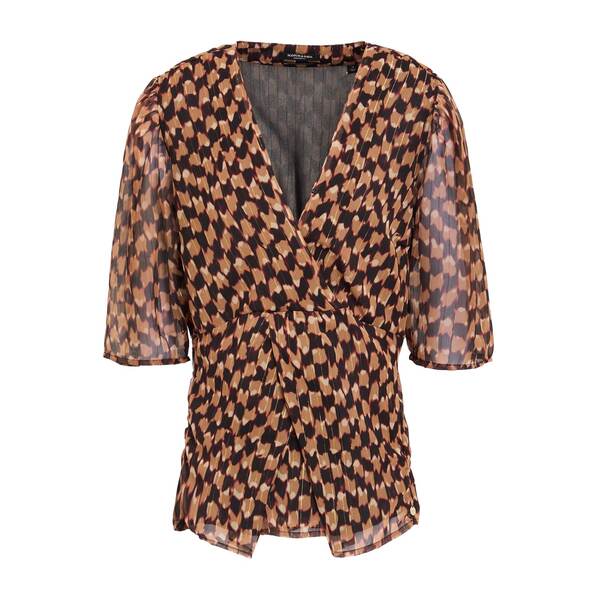 【送料無料】 メゾンスコッチ レディース Tシャツ トップス Tops Brown