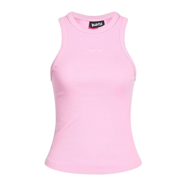 【貨物輸送無料】 ディスクレイマー レディース プルオーバー トップス Tank tops Pink