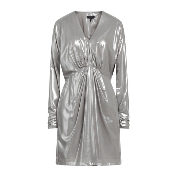 【送料無料】 ラグアンドボーン レディース ワンピース トップス Mini dresses Silver