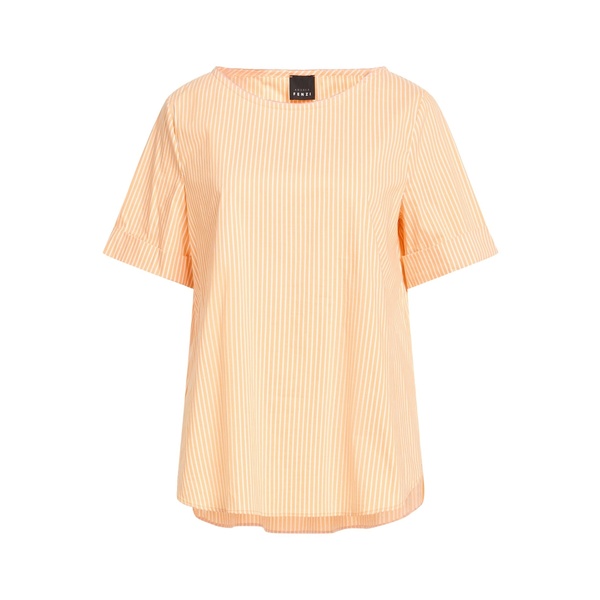 【送料無料】 アンドレア フェンツィ レディース Tシャツ トップス Tops Orange｜asty
