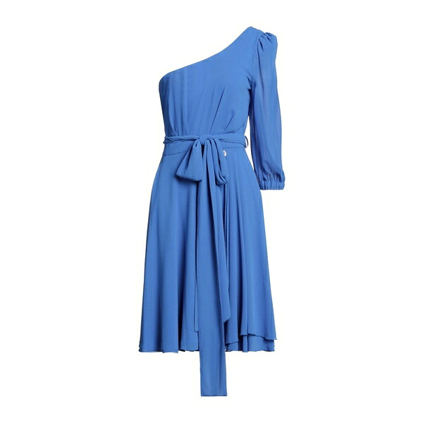 【送料無料】 ピンコ レディース ワンピース トップス Midi dresses Azure|asty