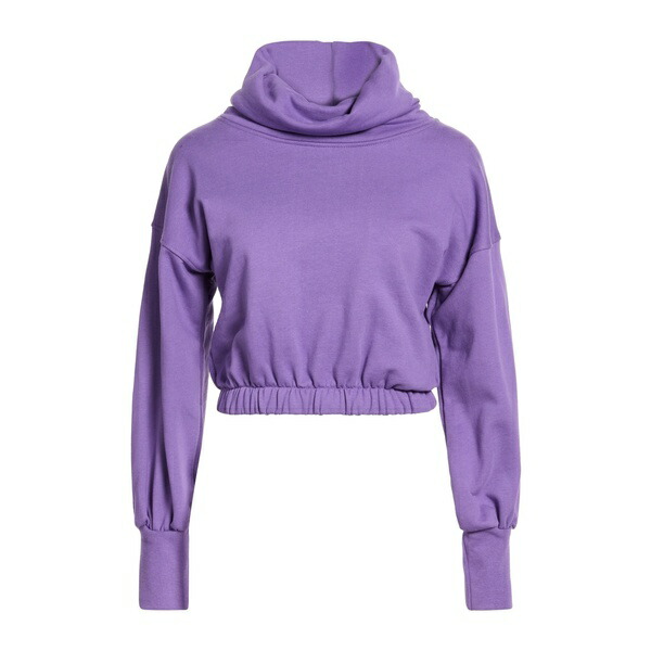 【貨物輸送無料】 ヒノミネイト レディース パーカー・スウェットシャツ アウター Sweatshirts Purple