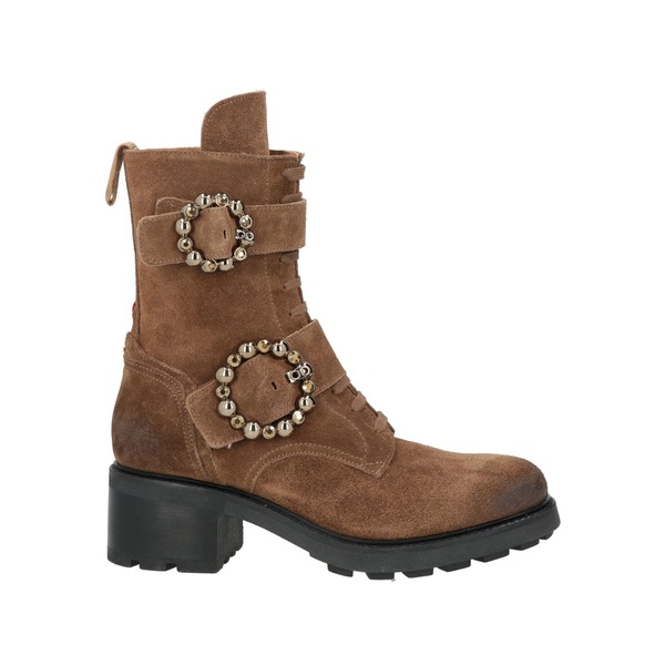 【送料無料】 ジオプラス レディース ブーツ シューズ Ankle boots Brown
