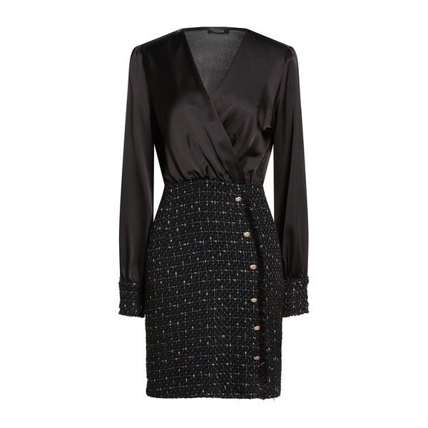 【送料無料】 フラコミーナ レディース ワンピース トップス Mini dresses Black