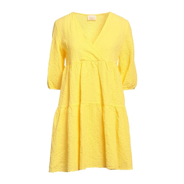 【送料無料】 ボヘル レディース ワンピース トップス Mini dresses Yellow