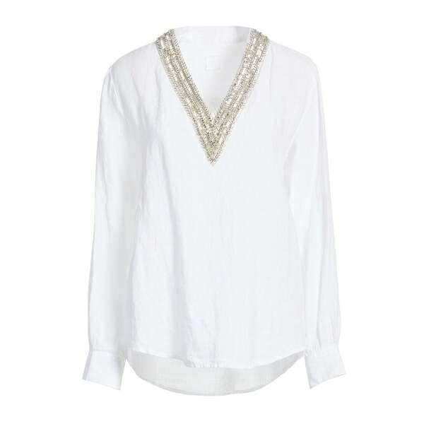 【送料無料】 １２０％リノ レディース Tシャツ トップス Tops White