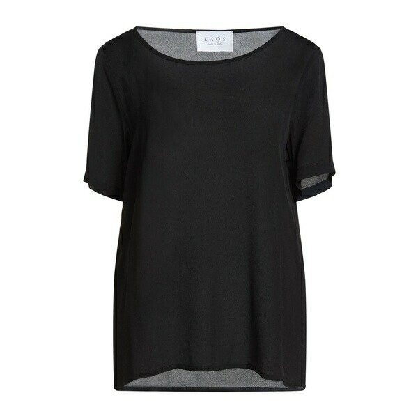 【送料無料】 カオス レディース Tシャツ トップス Tops Black