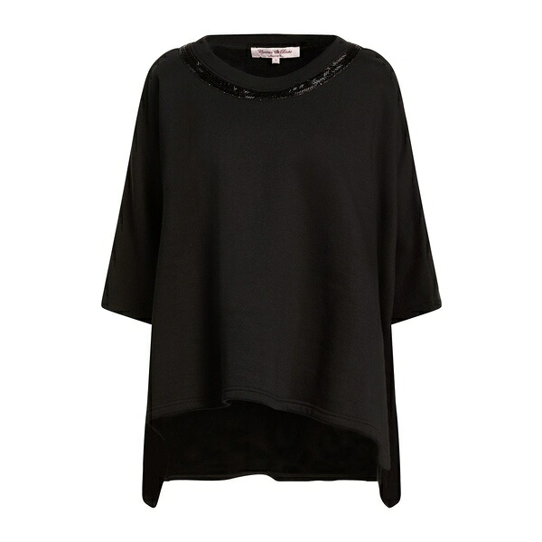 【貨物輸送無料】 コナー \u0026 ひと休み レディース パーカー・スウェットシャツ アウター Sweatshirts Black
