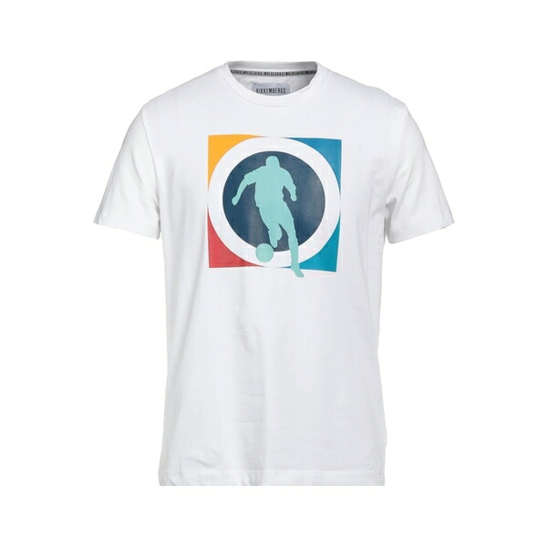 【送料無料】 ビッケンバーグス メンズ Tシャツ トップス T-shirts White