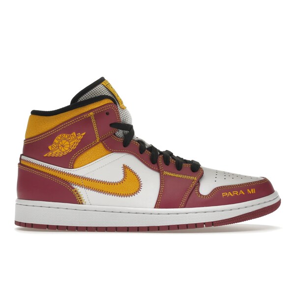 Jordan ジョーダン メンズ スニーカー 【Jordan 1 Mid Dia de los Muertos】 サイズ US_M_16 White/Fuchsia-Orange-Black