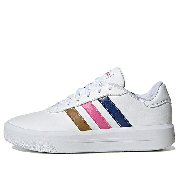 adidas アディダス レディース スニーカー  【(WMNS) adidas Neo Court Platform Shoes \u0027White Blue Pink\u0027 HP9429】  大きさ US_9.5(26.5珊)