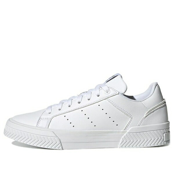 adidas アディダス レディース スニーカー  【(WMNS) adidas Court Tourino \u0027Triple White\u0027 H05280】  大きさ US_7(24.0珊)