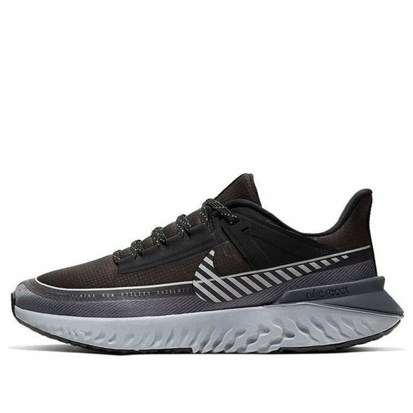 Nike ナイキ レディース スニーカー  【(WMNS) Nike Legend React 2 Shield \u0027Black Reflect Silver\u0027 BQ3383-001】  大きさ US_8.5(25.5珊)