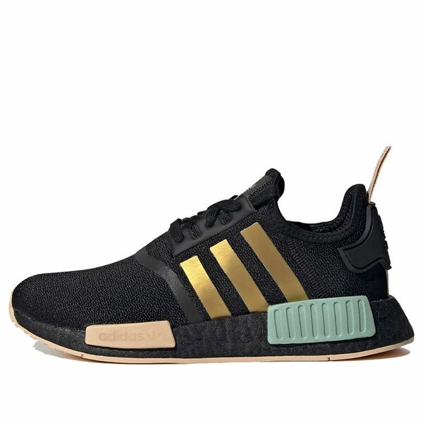 adidas アディダス レディース スニーカー  【(WMNS) adidas NMD_R1 \u0027Black Gold Metallic\u0027 FY3565】  大きさ US_9(26.0珊)