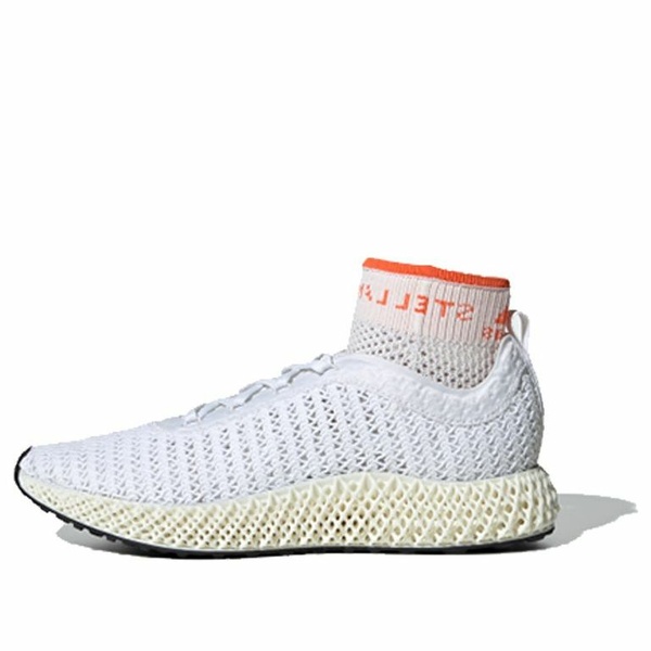 adidas アディダス レディース スニーカー  【(WMNS) adidas Stella McCartney x Alphaedge 4D \u0027Core White True Orange\u0027 G25869】  大いさ US_5(22.0糎)