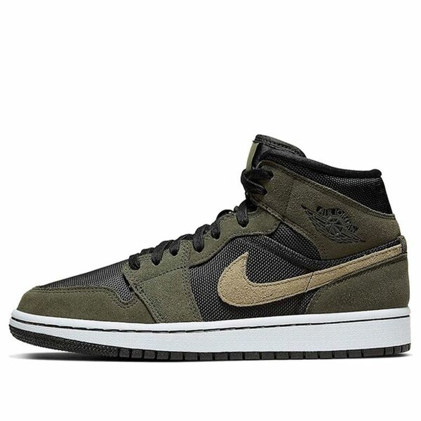 Jordan ジョーダン レディース スニーカー  【(WMNS) Air Jordan 1 Mid \u0027Olive\u0027 BQ6472-030】  大いさ US_W_10.5