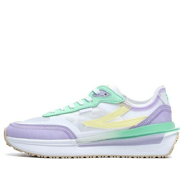 FILA フィラ レディース スニーカー  【(WMNS) FILA Renno Classics Sneakers \u0027White Lilac Green\u0027 F12W226122FWP】  大きさ US_7(24.0珊)