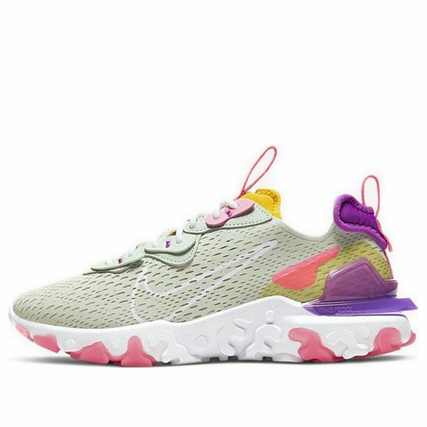 Nike ナイキ レディース スニーカー 【(WMNS) Nike React Vision 'Pistachio Frost' CI7523-300】 サイズ US_7(24.0cm)｜asty