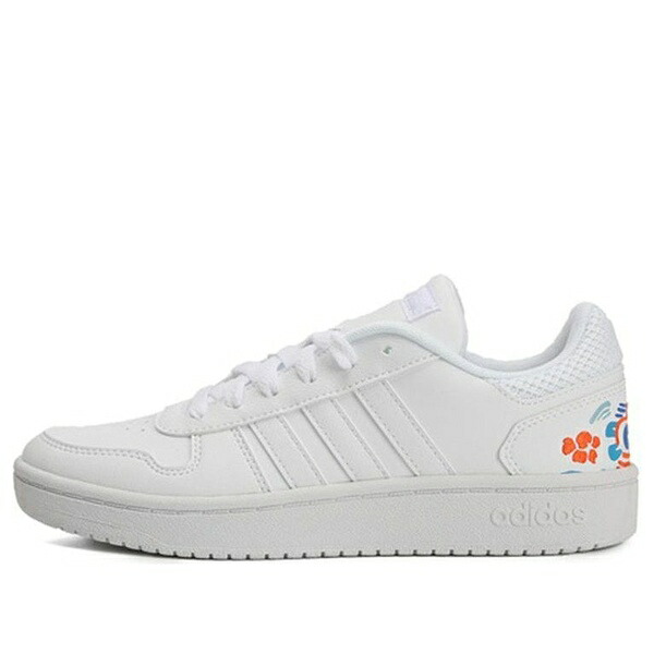 adidas アディダス レディース スニーカー  【(WMNS) adidas Hoops 2.0 Embroidered \u0027White\u0027 EE5823】  大いさ US_7.5(24.5糎)