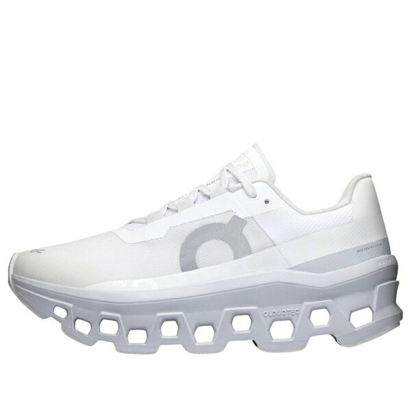 On Running オン 駈けっくら レディース スニーカー  【(WMNS) On Running Cloudmonster \u0027White Glacier Grey\u0027 61.97649】  大いさ US_7(24.0糎)