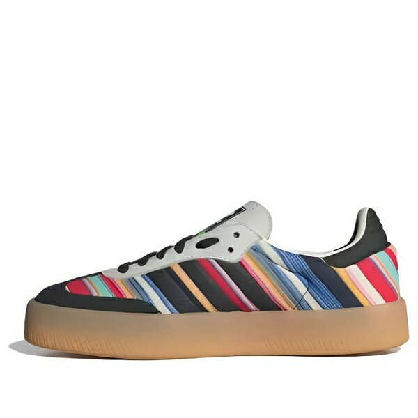 adidas アディダス レディース スニーカー  【(WMNS) adidas x KSENIASCHNAIDER Sambae \u0027Black Multi-Color Gum\u0027 ID0444】  大きさ US_9.5(26.5珊)