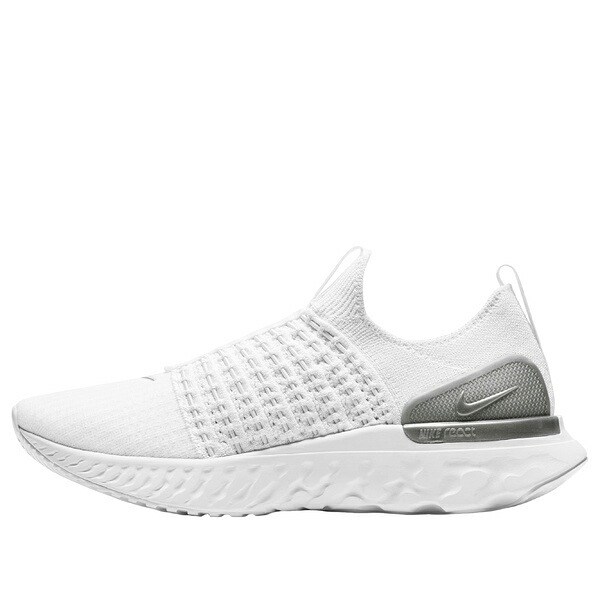 Nike ナイキ レディース スニーカー  【(WMNS) Nike React Phantom Run Flyknit 2 \u0027True White Silver\u0027 CJ0280-100】  大いさ US_W_12