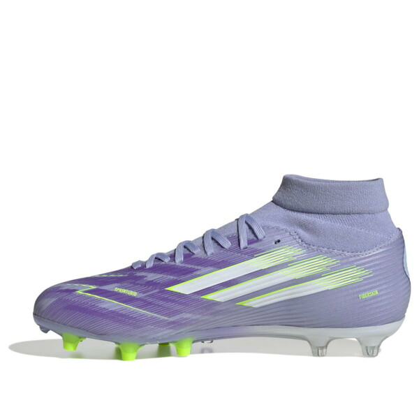 adidas アディダス レディース スニーカー  【(WMNS) adidas F50 League Mid-Cut FG \u0027Violet Tone Lucid Lemon Purple Rush\u0027 JI0012】  大きさ US_6(23.0珊)