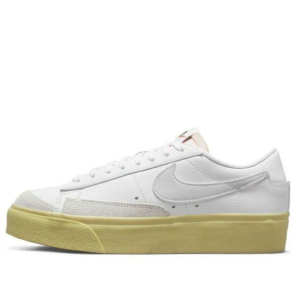 Nike ナイキ レディース スニーカー  【(WMNS) Nike Blazer Low Platform \u0027White Lemon Wash\u0027 DJ0292-109】  大きさ US_W_10