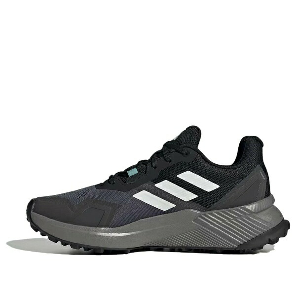 adidas アディダス レディース スニーカー  【(WMNS) adidas Terrex Soulstride Trail \u0027Core Black Crystal White Grey Four\u0027 IF5030】  大きさ US_7.5(24.5珊)