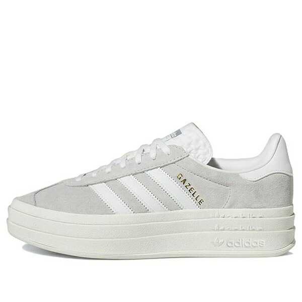 adidas アディダス レディース スニーカー  【(WMNS) adidas Gazelle Bold \u0027Grey White\u0027 HQ6893】  大きさ US_8.5(25.5珊)