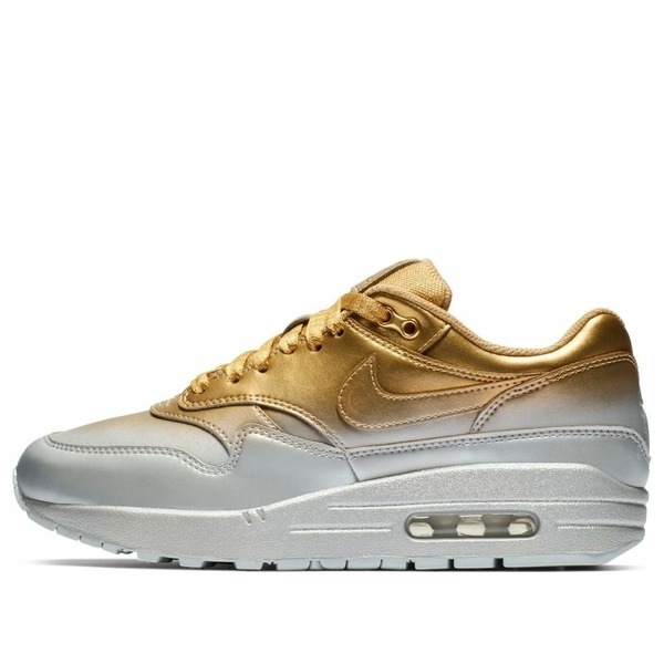Nike ナイキ レディース スニーカー  【(WMNS) Nike Air Max 1 LX \u0027Metallic Gold Platinum\u0027 917691-700】  大きさ US_7(24.0糎)