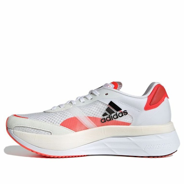 adidas アディダス レディース スニーカー  【(WMNS) adidas Adizero Boston 10 \u0027White Solar Red\u0027 FY4080】  大いさ US_9.5(26.5糎)