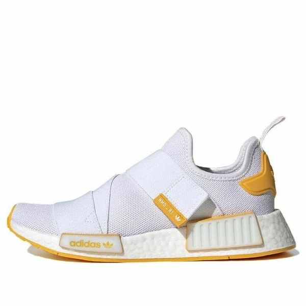 adidas アディダス レディース スニーカー  【(WMNS) adidas NMD_R1 Strap \u0027White Collegiate Gold\u0027 HP2360】  大いさ US_W_10.5