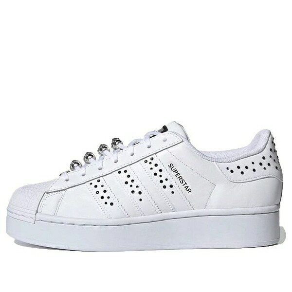 adidas アディダス レディース スニーカー  【(WMNS) adidas Swarovski x Superstar Bold \u0027Cloud White\u0027 FX7456】  大きさ US_6(23.0珊)