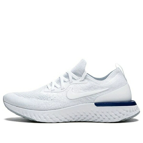 Nike ナイキ レディース スニーカー  【(WMNS) Nike Epic React Flyknit \u0027White Racer Blue\u0027 AQ0070-100】  大きさ US_6.5(23.5珊)