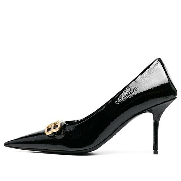 Balenciaga バレンシアガ レディース スニーカー  【(WMNS) Balenciaga Square Knife BB 80粍 Pumps \u0027Black Shiny Lambskin\u0027 694712WBD821080】  大いさ US_6(23.0糎)