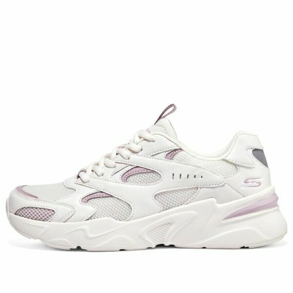 Skechers スケッチャーズ レディース スニーカー  【(WMNS) Skechers D\u0027LITES \u0027White Purple\u0027 117354-WLV】  大きさ US_5.5(22.5珊)
