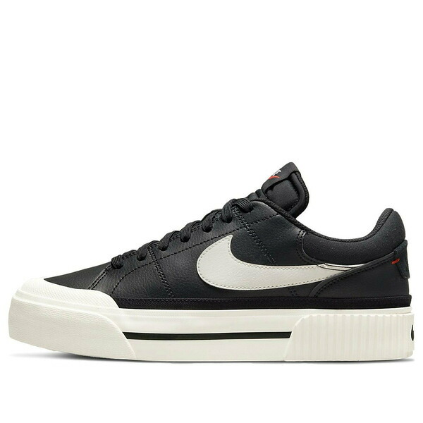 Nike ナイキ レディース スニーカー  【(WMNS) Nike Court Legacy Lift \u0027Black Sail\u0027 DM7590-001】  大いさ US_7.5(24.5糎)