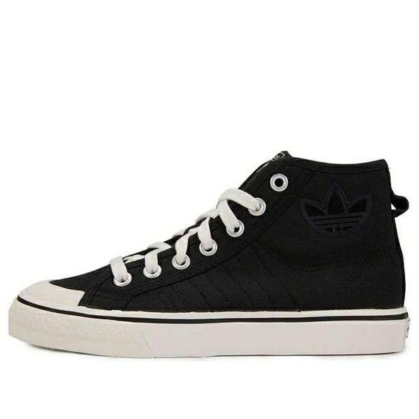 adidas アディダス レディース スニーカー  【(WMNS) adidas Nizza Hi \u0027Black White\u0027 GV7121】  大きさ US_6.5(23.5糎)