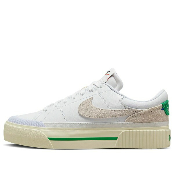 Nike ナイキ レディース スニーカー  【(WMNS) Nike Court Legacy Lift \u0027White Stadium Green\u0027 FJ5483-100】  大きさ US_W_12