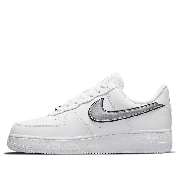 Nike ナイキ レディース スニーカー  【(WMNS) Nike Air Force 1 \u002707 Essential \u0027White Metallic Silver\u0027 DD1523-100】  大いさ US_W_10.5