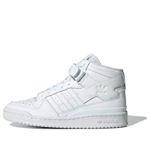 adidas アディダス レディース スニーカー 【(WMNS) adidas originals FORUM Mid 'Triple White' FZ6473】 サイズ US_8.5(25.5cm)|asty