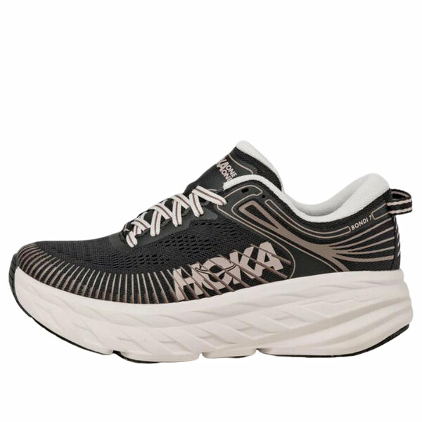 HOKA ONE ONE ホカオネオネ レディース スニーカー  【(WMNS) HOKA ONE ONE Bondi 7 \u0027Black Rose Cream\u0027 1110519-BCKRS】  大きさ US_6.5(23.5珊)