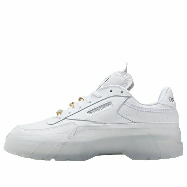 Reebok リーボック レディース スニーカー  【(WMNS) Reebok Cardi B x Club C \u0027Triple White\u0027 GX0038】  大きさ US_5(22.0珊)